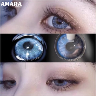 AMARA Contact Lenses BLUE Series Annual use 2PCS/Pair Lens 14.2/14.5mm