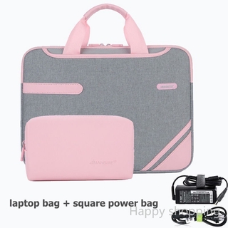Korean Style Laptop Bag 15.6in Notebook MacBook Briefcase Handbag PC Tablet Protective Case Office Carry Bags (8)