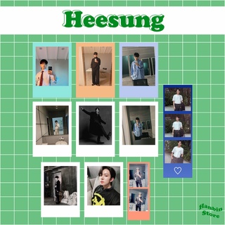 Kit Heesung - Enhypen (Polaroids e Photostrips) - Fanmade