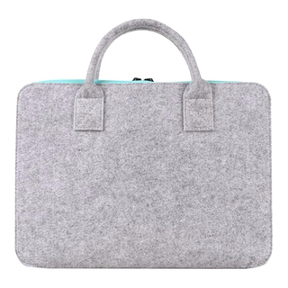 New Felt Universal Laptop Bag Notebook Case Briefcase Handlebag Pouch For Macbook Air Pro Retina Men Women 15" (4)