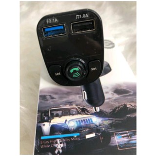 X8 Kit Mãos Livres Bluetooth Carro Sem Fio Transmissor Fm Mp3 Player Carregador Duplo Usb