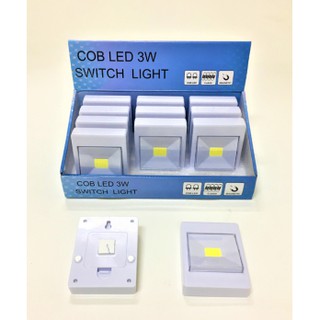 Lâmpada Adesiva de Emergência com LED COB para Corredor/Armário/Closet/Parede 1003