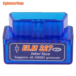 [lof] Bluetooth V2.1 Mini Elm 327 OBDII Scanner OBD Car Diagnostic Tool Code Reader
