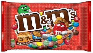 M&M Peanut Butter - Chocolate & Manteiga de Amendoim - Importado dos Estados Unidos