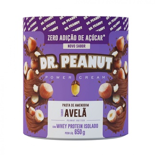 Pasta de amendoim Avela com Whey Protein 650G - Dr Peanut (1)