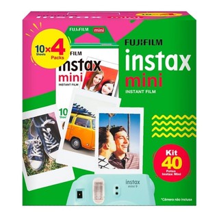 Filme Instax Fotográfico para Câmeria Fujifilm Mini 9 8 7s Pacote Com 40 fotos (1)