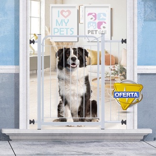 O + VENDIDO Grade Para Porta Portão Segurança - Frete + Barato da Shopee Grade Para Cachorro Pet Criança Bebe Com Extensor de 10 cm - Medindo 70 à 83,5 Centímetros Promoção (5)