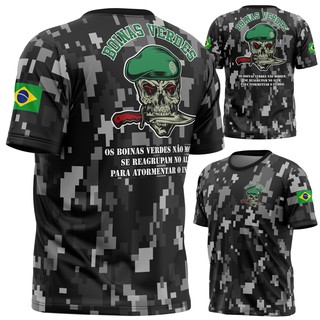 Camiseta Militar Boinas Verdes