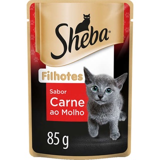 Sachê Sheba Carne ao Molho Gatos Filhotes 85g