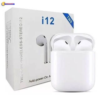 Fone Bluetooth I12 Tws 5.0 Sem Fio Headset Android iPhone motorola sansung LG