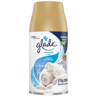 Refil Glade Desodorizador Automatic Spray Toque de Maciez (azul) 269ml