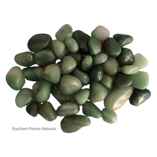 Pedra Natural Quartzo Verde Rolada Polida 2-3cms - 500g