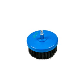 Escova Rotativa Macia 100mm Azul com Eixo - Copetec - para limpeza de estofados e sofás