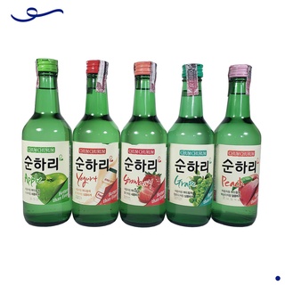 Bebida Coreana Soju Chum Churum 360 ml - 5 Sabores Importada
