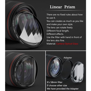 KnightX Linear Prisma Filtro UV CPL (2)