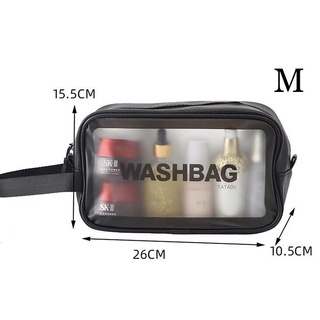 Bolsa Necessaire WASHBAG Transparente Para Maquiagem Multiuso À Prova D 'água Para Viagem (3)