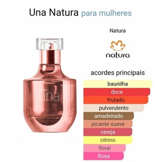Perfume Una Tradicional Deo Parfum Natura Feminino 75ml - Original e Lacrado