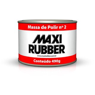 🔥 Massa Polir N 2 Cera Automotiva 490g Maxi Rubber