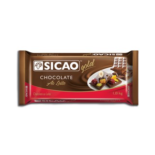 Chocolate Em Barra Sicao Gold Leite 1,01kg - SICAO