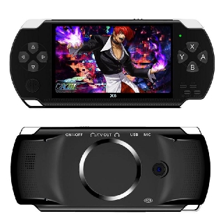 X6 Video Game Console Player For PSP Gamapad Handheld Retro 4.3 Inch Screen Mp4 Player Game Player Support Camera,Video,