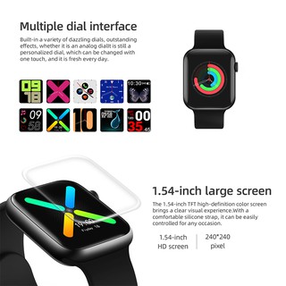 Smartwatch X8 Relógio Inteligente Iwo X8 Bluetooth Chamada Freqüência Cardíaca Pressão Arterial Relógio à Prova D'água (3)