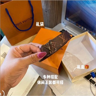 For Couple Men Belts Women Belts with Box Gold Genuine Leather Luxury Strap Male Belt Gift Box (5)