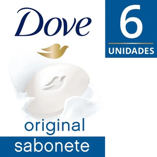 Kit com 6 sabonetes Em Barra Dove 90g