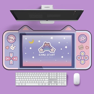 Mouse Pad Para Fofo Com Orelhas De Gato/Teclado Notebook Laptop Gamer Anti-Derrapante