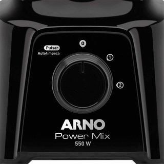 Liquidificador Arno Power Mix LQ10 550W 2L 2 Velocidades Preto 127V (8)