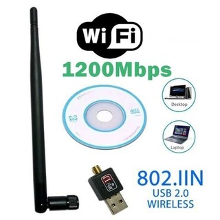 Antena Wireless Usb Wifi 900Mbps Receptor Pc Tv Notebook - Envio Rapido (5)
