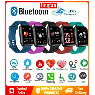 116plus Smartwatch À Prova D 'Água Ip67 D13 / Batimentos CardíaCos / Pressão Arterial relógio inteligente