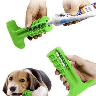 Escova Dentes Canino Mordedor Cachorro Limpeza Pet Cao Remove Tartaro Medio