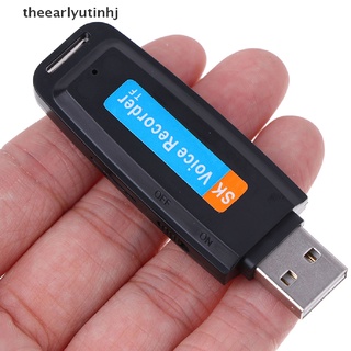 Inhj Mini Gravador USB Digital De Áudio Voz Dictafone 32 GB Flash Drive U-Disk