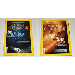 Revista National Geographic Sub Antártica + National Geographic Super Sol