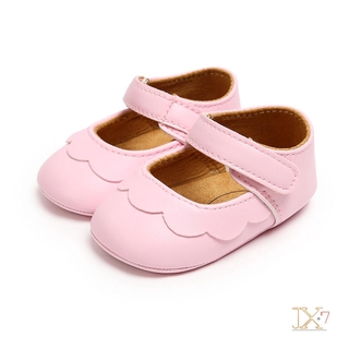 Jx-0-18 Meses Sapato De Princesa Com Sola Flexível Antiderrapante Para Bebê / Recém-Nascido / Menina (5)