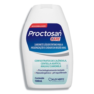 Proctosan Care - Sabonete Líquido Íntimo Para A Higienização e Cuidado Da Região Anal - Conteúdo: 100ml