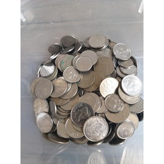1 kg de moedas de aço inox de 1967 a 1994 (2)