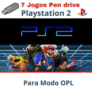 Pen drive +7 Jogos OPL PS2