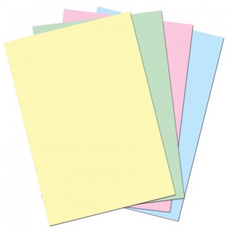 Papel Sulfite A4 Colorido Com 100 Folhas Volta as Aulas - Material Escolar