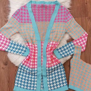 Cardigan Feminino tricot Comprido Estilo e Fashion 3671 (1)