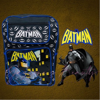 Mochila Infantil Para Escola Estudar Super Heroi Batman Menino e Menina Alta Qualidade