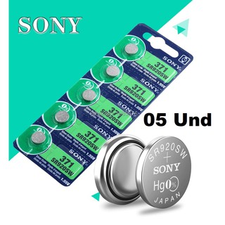 Pilha Bateria Sony 371 SR920SW 1.55v Original Made In Japão 5 unidades