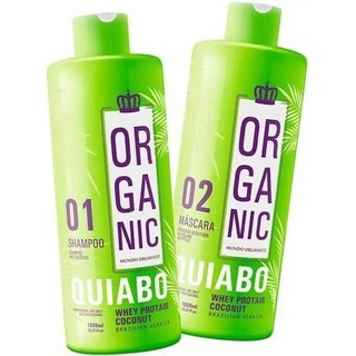 Escova Progressiva De Quiabo Organic 2x1Litro