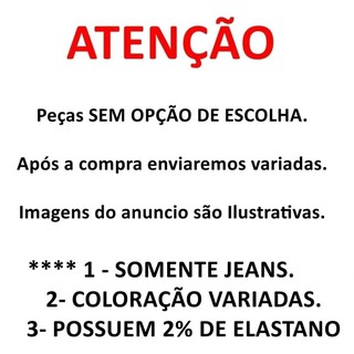 Kit 3 Calças Jeans Masculina C/ Lycra Elastano Slim Fit preco barato (8)