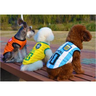 ★〓PetBest〓★Pet Clothing Mesh Vest Football Uniform Teddy Small Dog Clothes Small Dog World Cup (5)