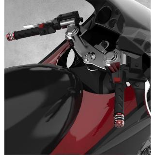 New Creative Handle Bar Ends Grips 7 / 8 "22Mm Universal Motocicleta Bicicleta Ciclo @ @ Motor Guiador Counterweight Plug Slider (3)