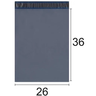 Envelope Plástico Cinza Segurança 26 X 36 26x36 50 Und (1)