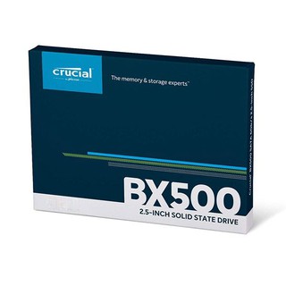 HD SSD Crucial 240GB 480GB BX500 com Leitura 540MB/s e Gravação 500MB/s - 3d Nand Sata