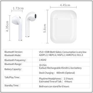 Fone de ouvido sem fio universal Tws Bluetooth para Android Mini Sports Fone de ouvido sem fio (5)