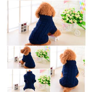 DF Pet Dog Warm Jumper Sweater Clothes Puppy Cat Knitwear Coat Freesize (6)
